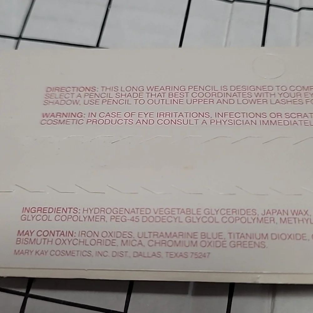 Mary Kay Eye Defining Pencil Vintage NIP Old Stock 0994 Smoky Slate .04 oz - Picture 4 of 7